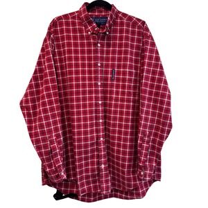 Abercrombie & Fitch The Big Shirt 90's Vintage Button Down Long Sleeve Cotton  L